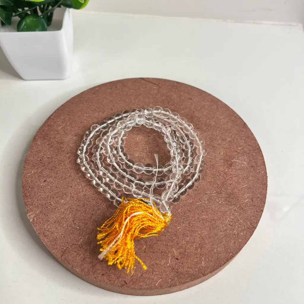 Clear Quartz 108 Beads Mala