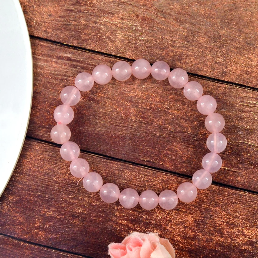 Rose Quartz Crystal Bracelet