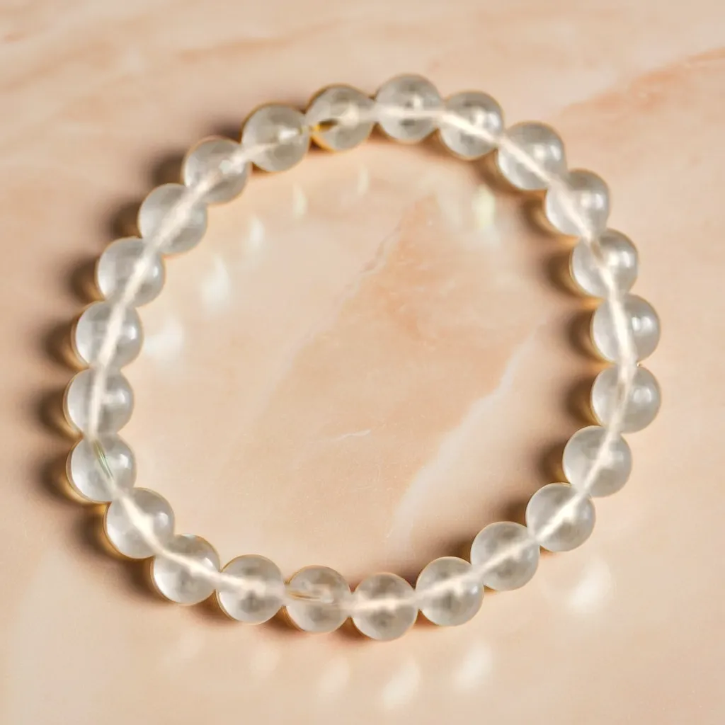 Clear Quartz Crystal Bracelet